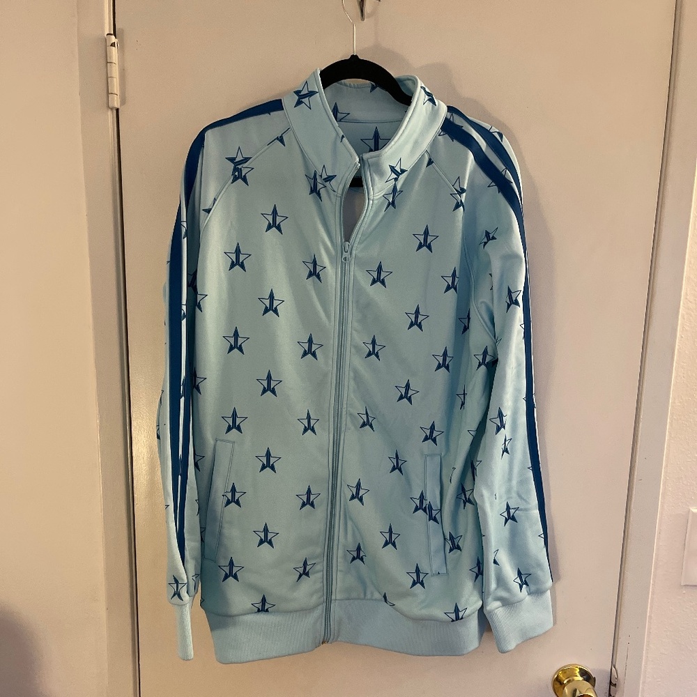 Jeffree Star track jacket blue size xl